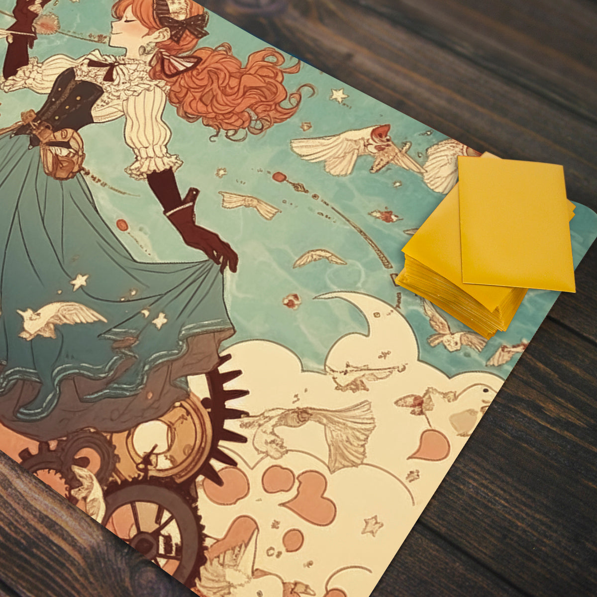 Whimsical Steampunk Playmat - Premium Playmat from Inked Gaming - Just $34.99! Shop now at Game Crave Tournament Store