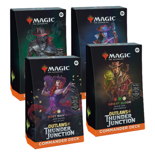 MTC TCG - Outlaws of Thunder Junction Commander Deck - Premium MTG Sealed from Wizards of the Coast - Just $44.99! Shop now at Game Crave Tournament Store