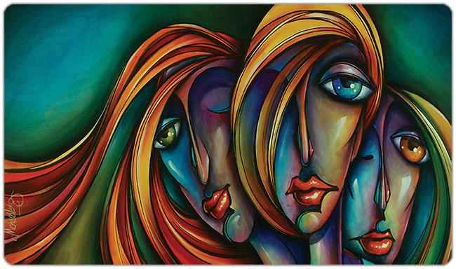 Three Playmat - Premium Playmat from Inked Gaming - Just $34.99! Shop now at Game Crave Tournament Store