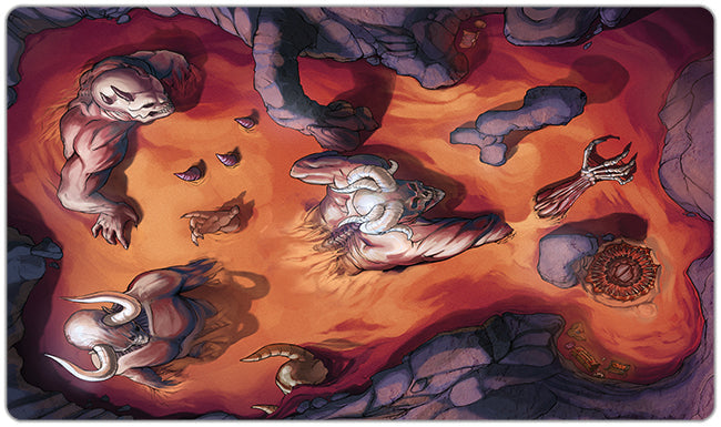 Valley Of Death Playmat - Premium Playmat from Inked Gaming - Just $34.99! Shop now at Game Crave Tournament Store