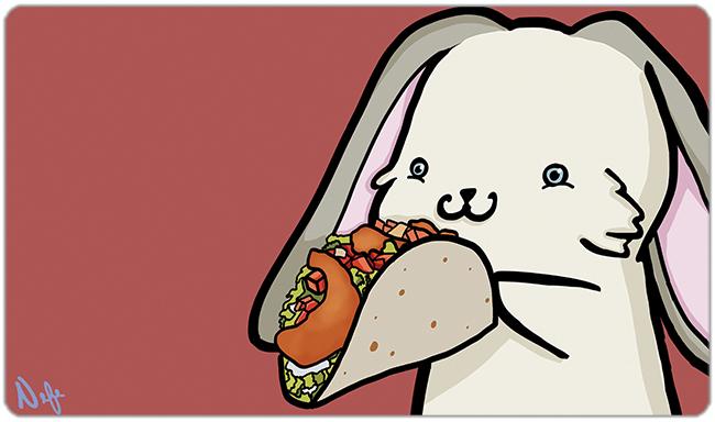 Taco Bunny Playmat - Premium Playmat from Inked Gaming - Just $34.99! Shop now at Game Crave Tournament Store