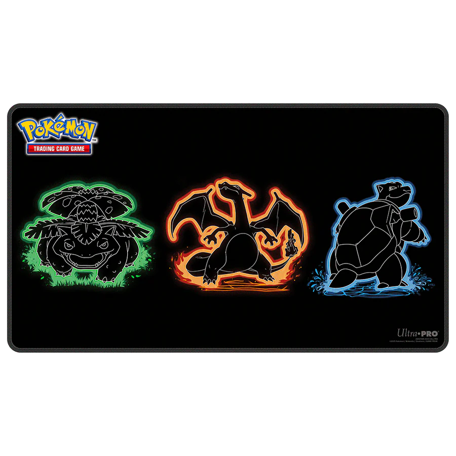 Neon Kanto Foil Playmat for Pokémon