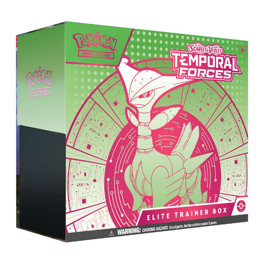 Pokemon TCG - Scarlet and Violet 5 Temporal Forces Elite Trainer Box - Premium PKM Sealed from Nintendo - Just $49.99! Shop now at Game Crave Tournament Store