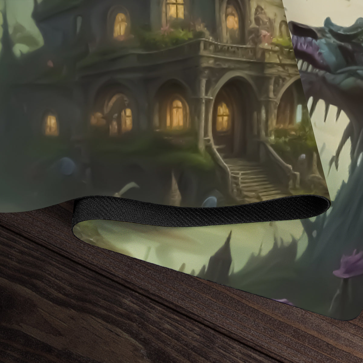 Zombie Castle Playmat - Premium Playmat from Inked Gaming - Just $34.99! Shop now at Game Crave Tournament Store