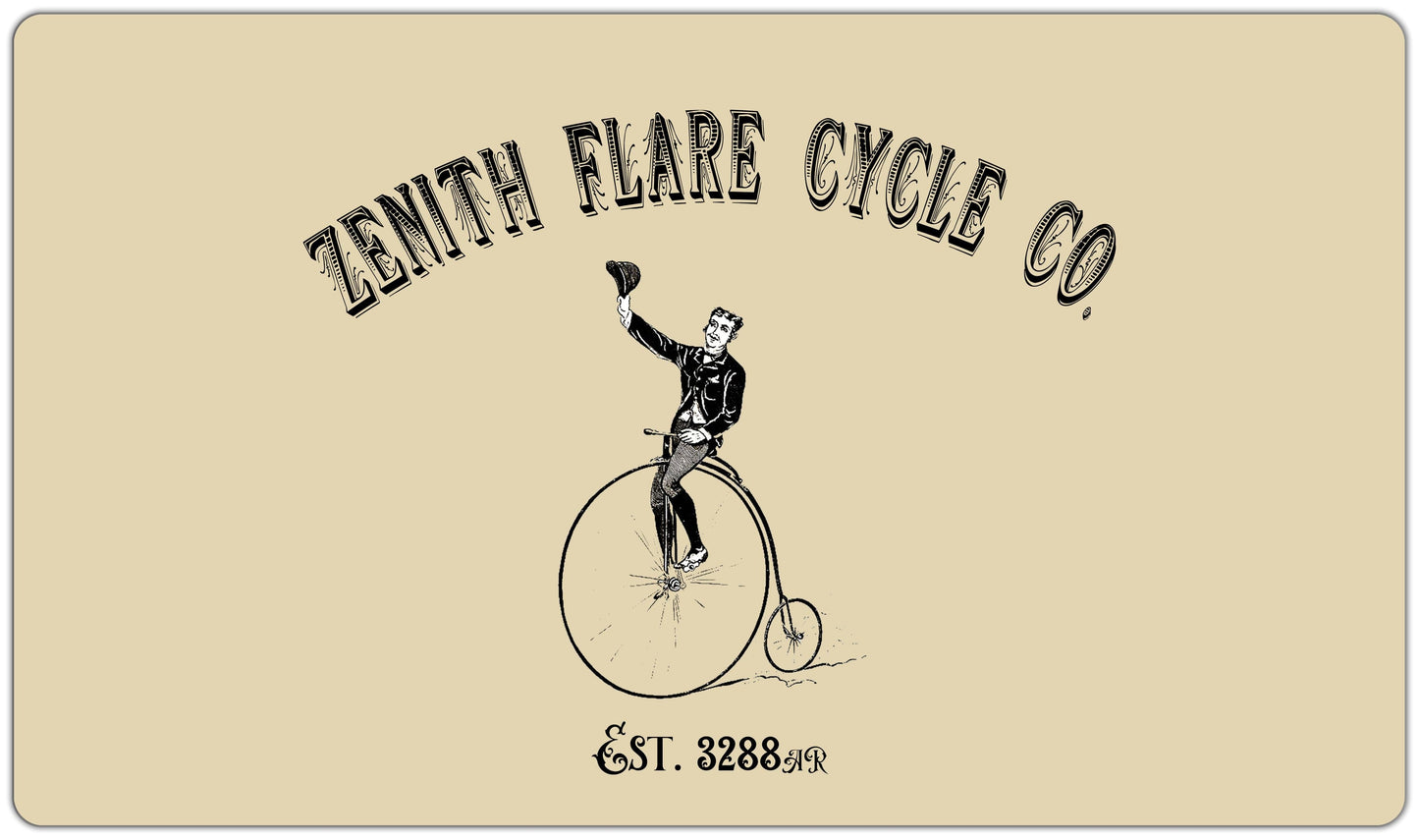 Zenith Flare Cycle Co Playmat - Premium Playmat from Inked Gaming - Just $34.99! Shop now at Game Crave Tournament Store