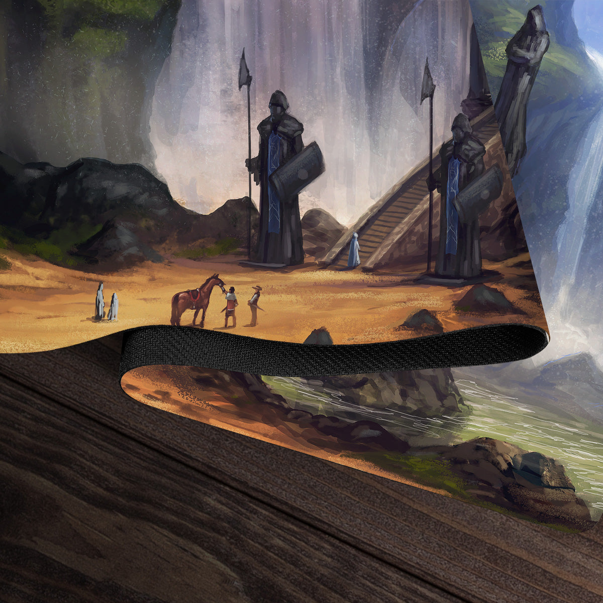 Water Temple Playmat - Premium Playmat from Inked Gaming - Just $34.99! Shop now at Game Crave Tournament Store