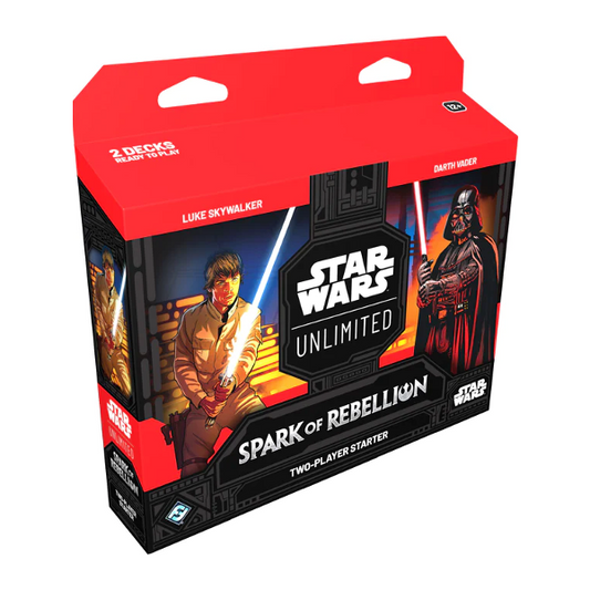 Star Wars Unlimited TCG - Spark of Rebellion Two-Player Starter - Premium SWU Sealed from Fantasy Flight Games - Just $34.99! Shop now at Game Crave Tournament Store