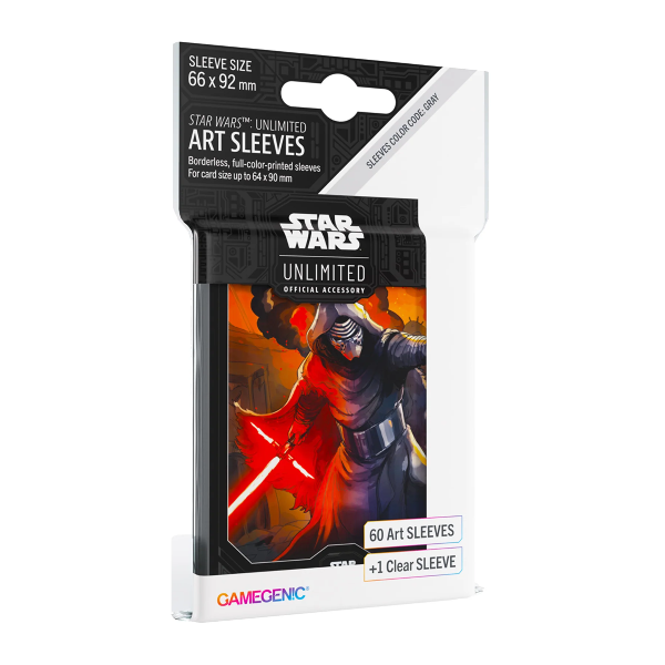 Star Wars Unlimited TCG - Gamegenic Art Sleeve - Kylo Ren - Premium Card Sleeves from Gamegenic - Just $7.99! Shop now at Game Crave Tournament Store