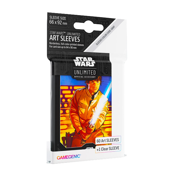 Star Wars Unlimited TCG - Gamegenic Art Sleeve - Luke Skywalker - Premium Card Sleeves from Gamegenic - Just $7.99! Shop now at Game Crave Tournament Store