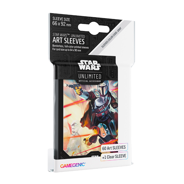 Star Wars Unlimited TCG - Gamegenic Art Sleeve - Mandalorian - Premium Card Sleeves from Gamegenic - Just $7.99! Shop now at Game Crave Tournament Store