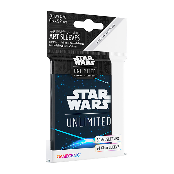 Star Wars Unlimited TCG - Gamegenic Art Sleeve - Space Blue - Premium Card Sleeves from Gamegenic - Just $7.99! Shop now at Game Crave Tournament Store