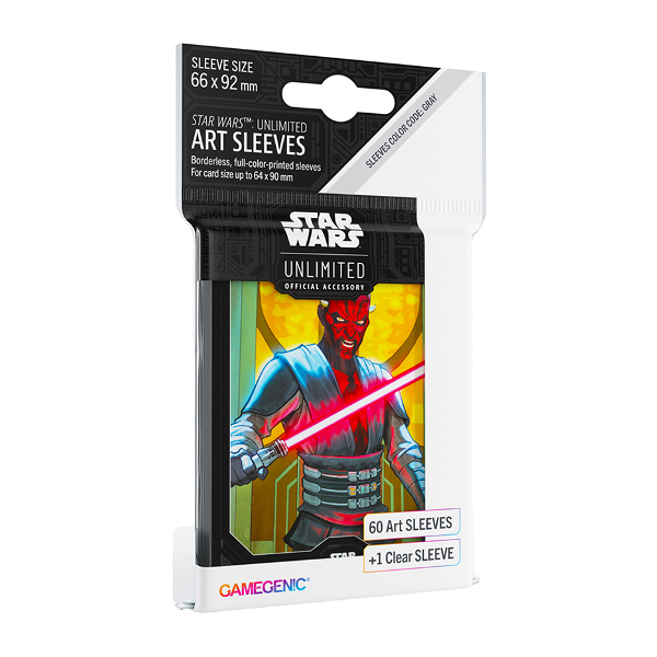 Star Wars Unlimited TCG - Gamegenic Art Sleeve - Darth Maul - Premium Card Sleeves from Gamegenic - Just $7.99! Shop now at Game Crave Tournament Store