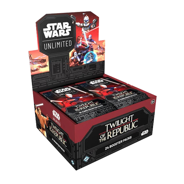 Star Wars Unlimited TCG - Twilight of the Republic Booster Box - Premium SWU Sealed from Fantasy Flight Games - Just $99.99! Shop now at Game Crave Tournament Store
