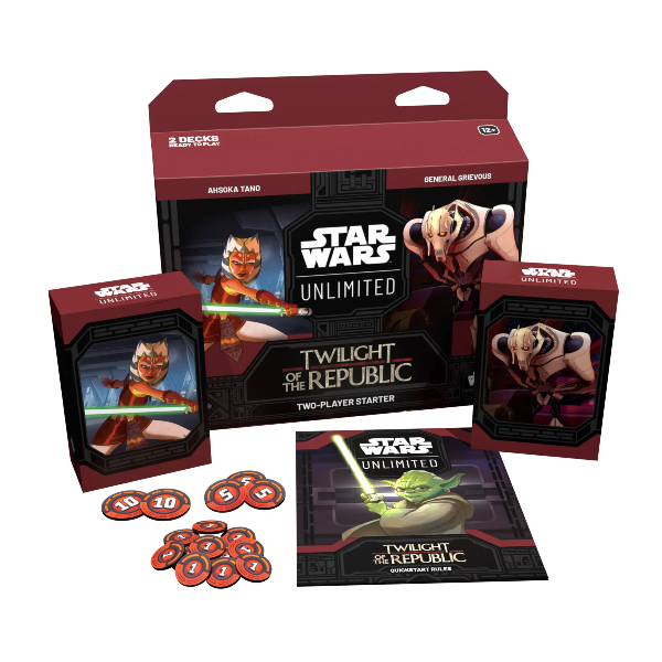 Star Wars Unlimited TCG - Twilight of the Republic Two-Player Starter - Premium SWU Sealed from Fantasy Flight Games - Just $34.99! Shop now at Game Crave Tournament Store