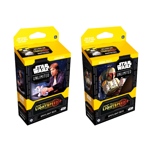 Star Wars Unlimited - Jump to Lightspeed Spot Light Deck - Premium SWU Sealed from Fantasy Flight Games - Just $24.99! Shop now at Game Crave Tournament Store