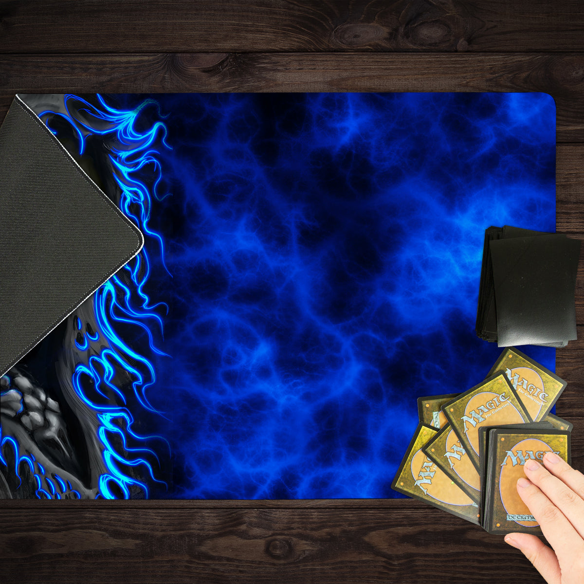 The Skeleton Reaper Playmat - Premium Playmat from Inked Gaming - Just $34.99! Shop now at Game Crave Tournament Store