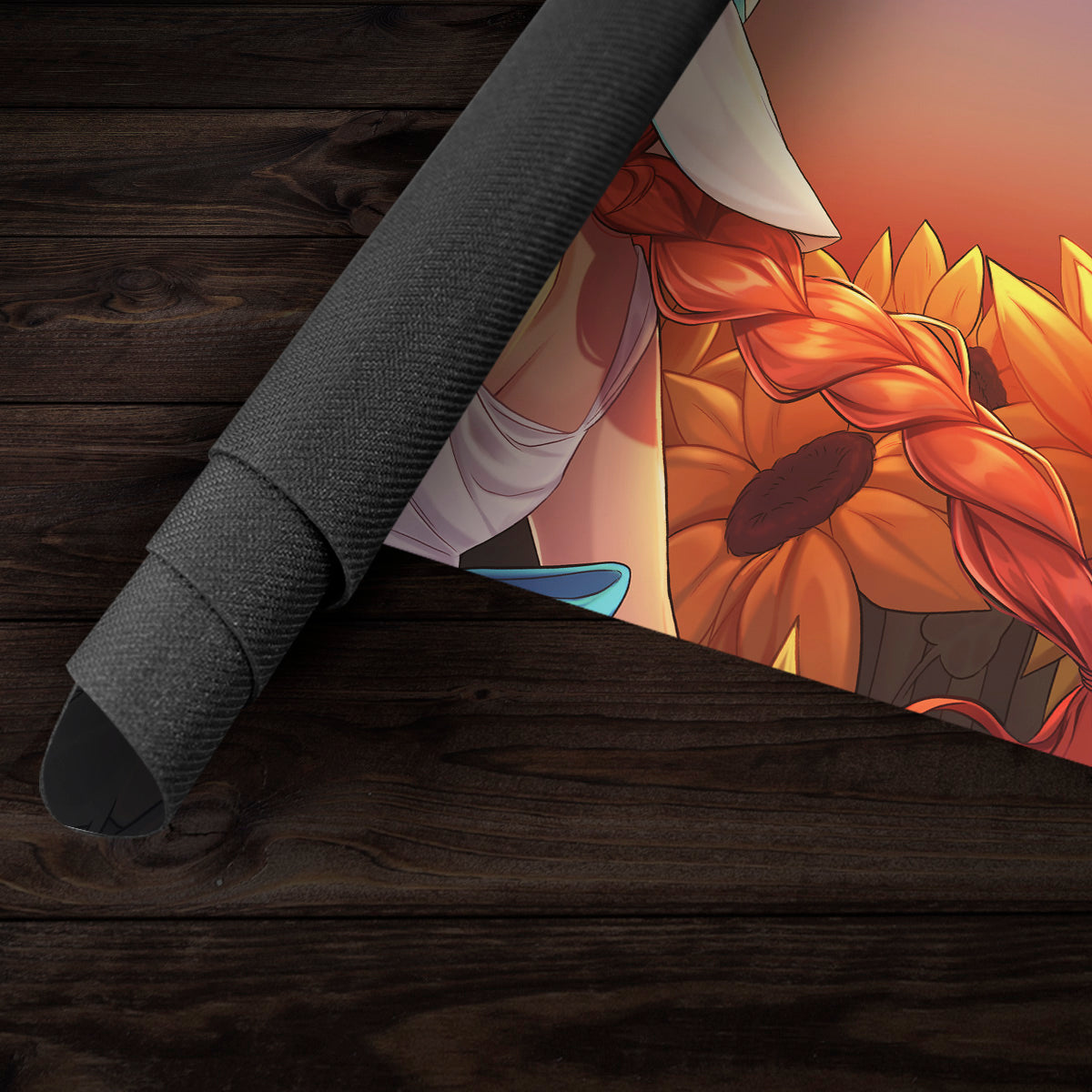 Sunflower Sunsets Playmat - Premium Playmat from Inked Gaming - Just $34.99! Shop now at Game Crave Tournament Store