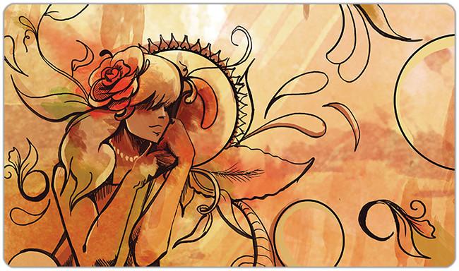 Watercolor Girl Playmat - Premium Playmat from Inked Gaming - Just $34.99! Shop now at Game Crave Tournament Store