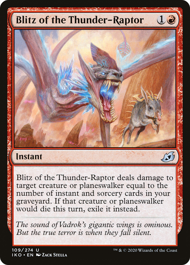 Blitz of the Thunder-Raptor (IKO-109) - Ikoria: Lair of Behemoths
