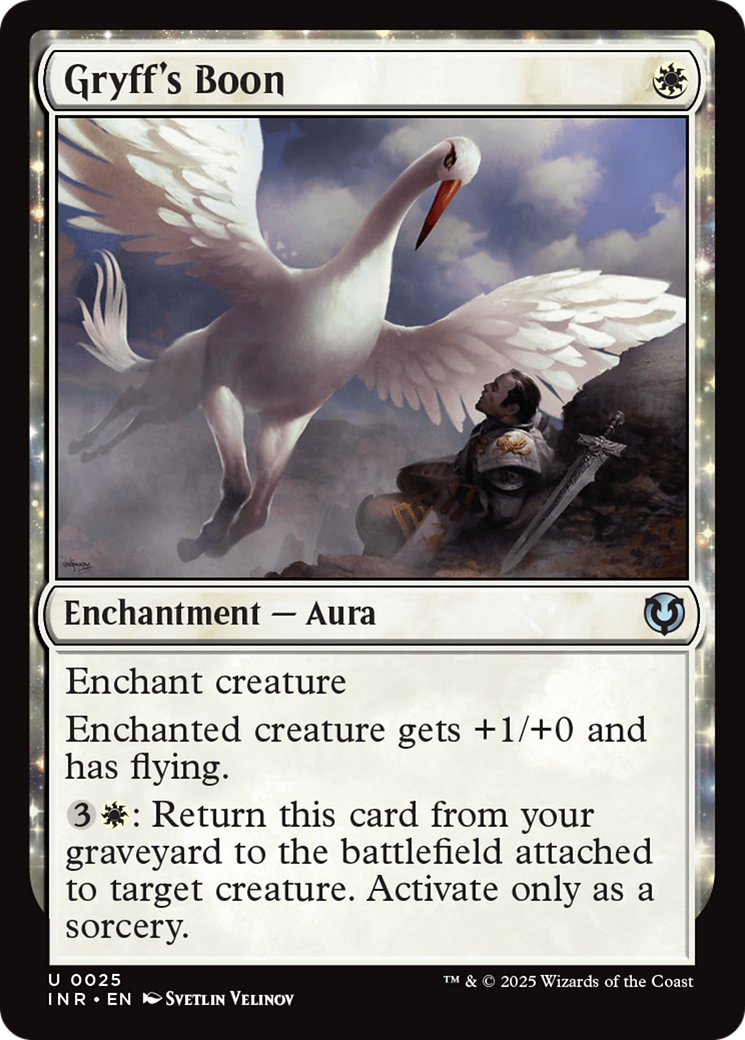 Gryff's Boon (-025) - Innistrad Remastered - Premium MTG Single from Wizards of the Coast - Just $0.25! Shop now at Game Crave Tournament Store
