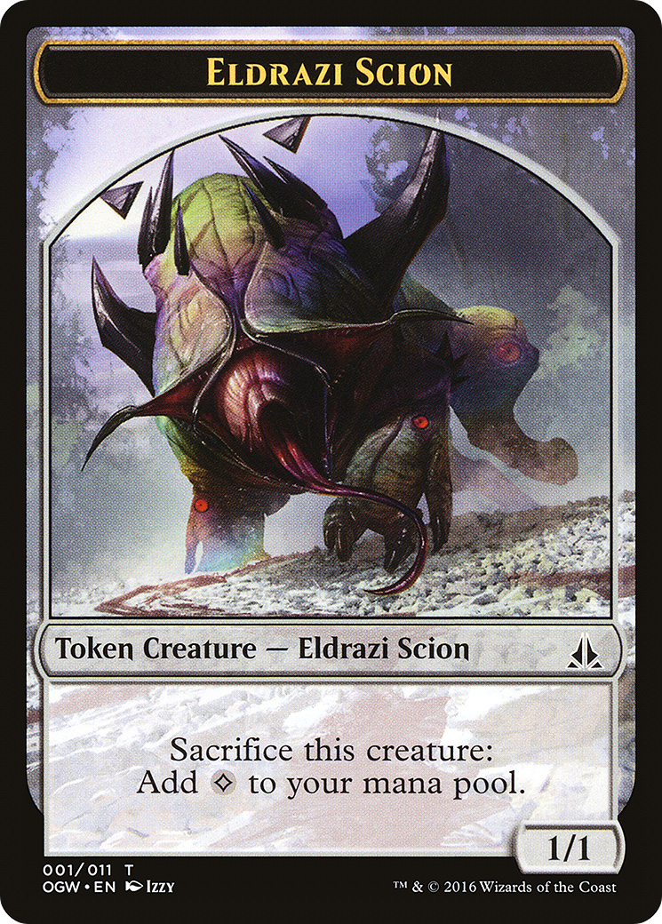 Eldrazi Scion (TOGW-001) - Oath of the Gatewatch Tokens