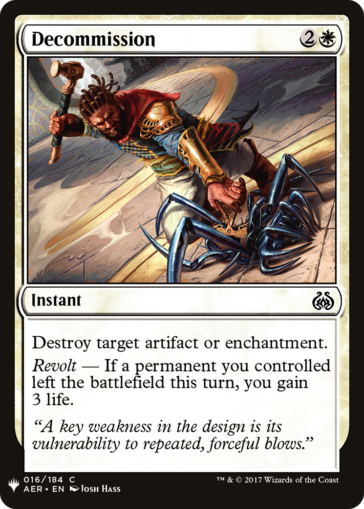Decommission (MB1-071) - Mystery Booster