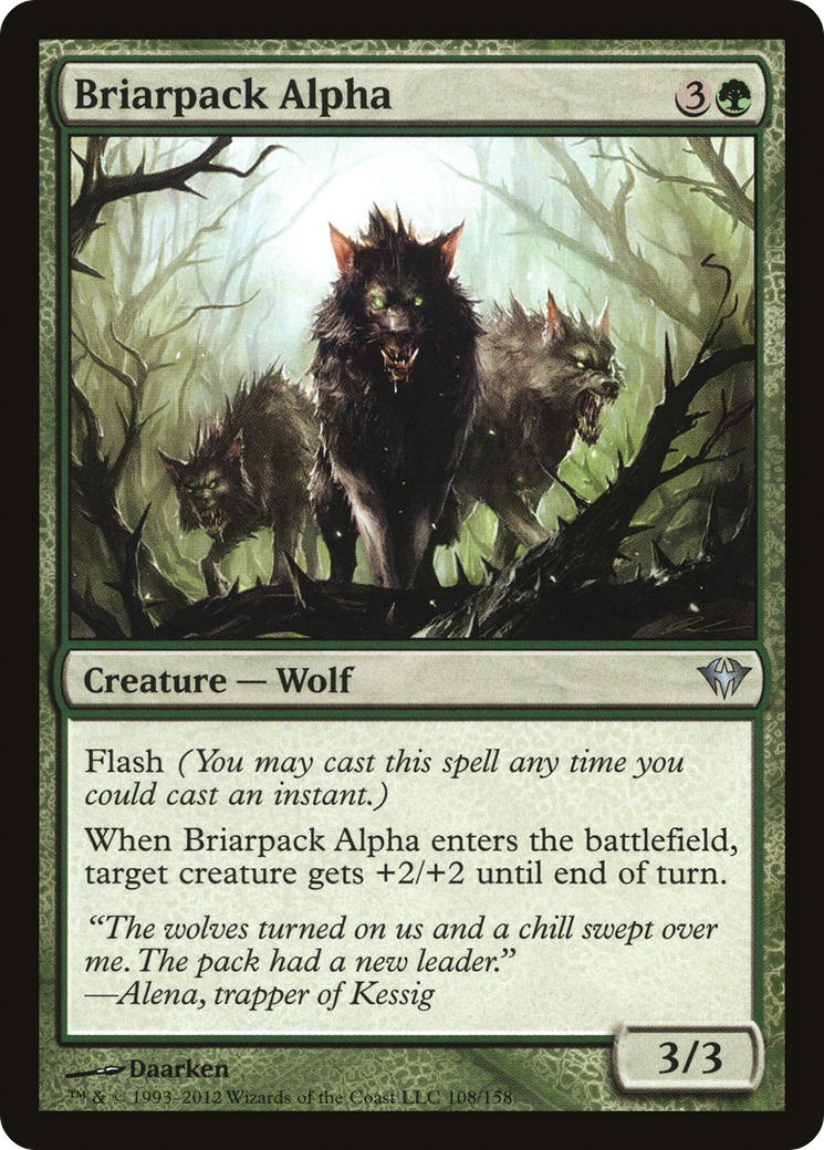 Briarpack Alpha (DKA-108) - Dark Ascension - Premium MTG Single from Wizards of the Coast - Just $0.25! Shop now at Game Crave Tournament Store