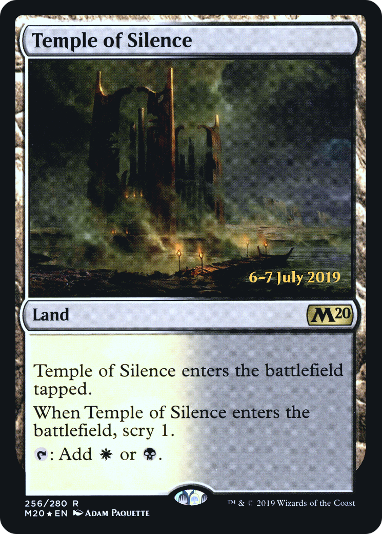 Temple of Silence (PM20-256S) - Core Set 2020 Promos Foil