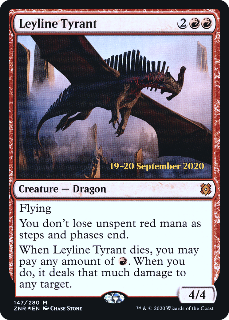 Leyline Tyrant (PZNR-147S) - Zendikar Rising Promos Foil