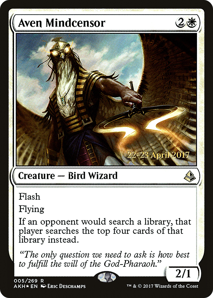 Aven Mindcensor (PAKH-05S) - Amonkhet Promos Foil