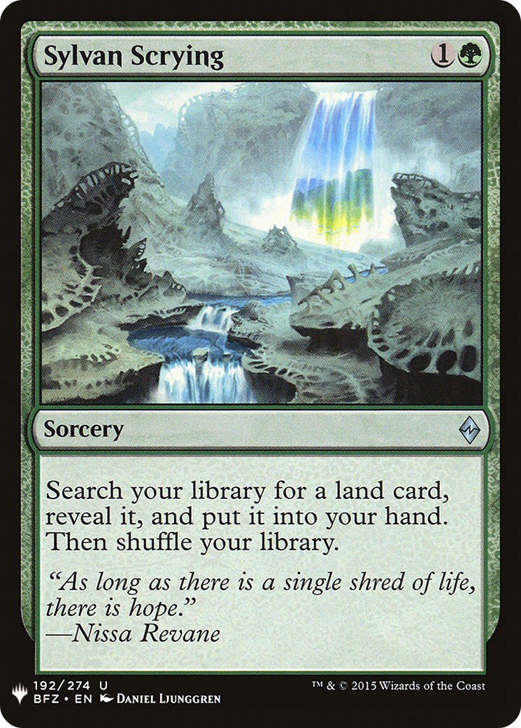 Sylvan Scrying (MB1-1345) - Mystery Booster