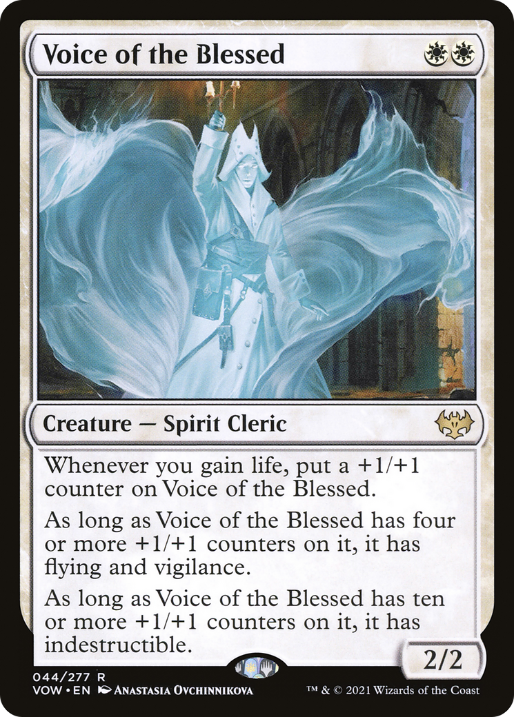 Voice of the Blessed (VOW-044) - Innistrad: Crimson Vow - Premium MTG Single from Wizards of the Coast - Just $0.16! Shop now at Game Crave Tournament Store
