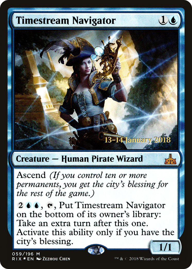 Timestream Navigator (PRIX-59S) - Rivals of Ixalan Promos Foil
