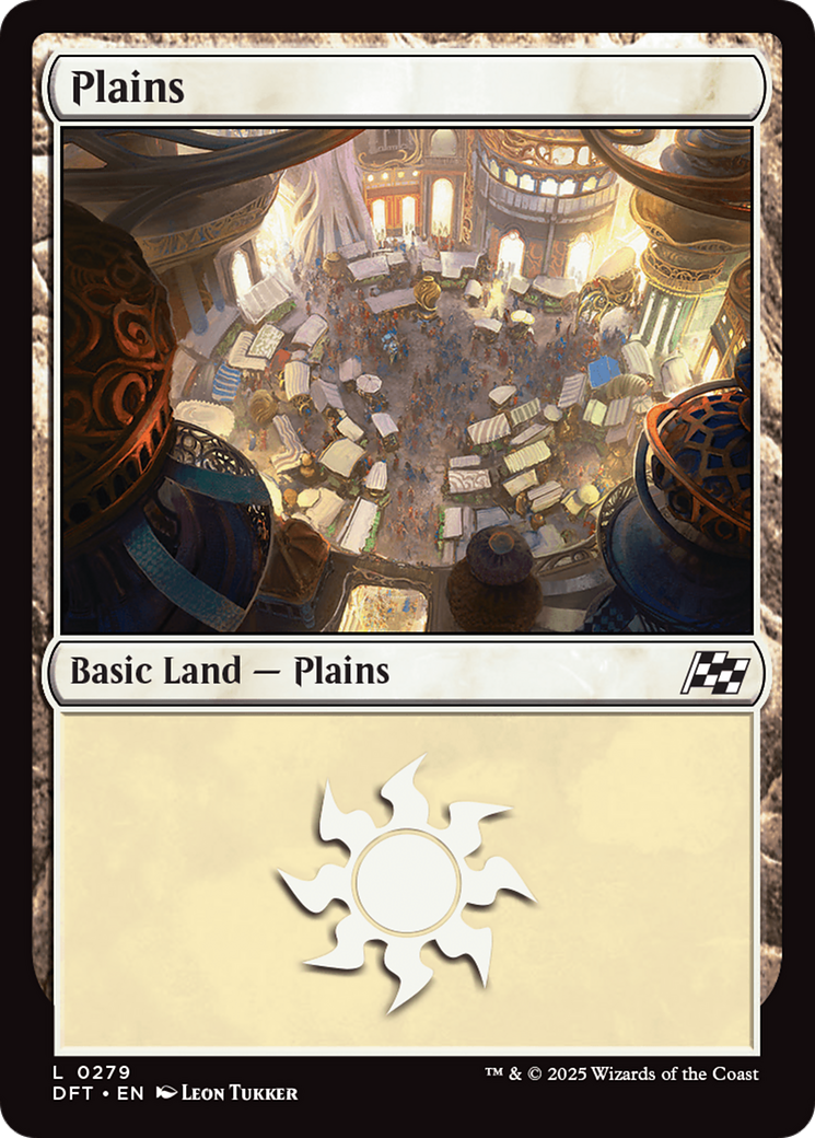 Plains (0279) (DFT-279) - Aetherdrift Foil - Premium MTG Single from Wizards of the Coast - Just $0.08! Shop now at Game Crave Tournament Store