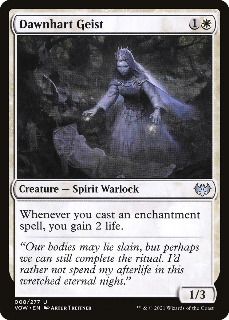 Dawnhart Geist (VOW-008) - Innistrad: Crimson Vow Foil - Premium MTG Single from Wizards of the Coast - Just $0.08! Shop now at Game Crave Tournament Store