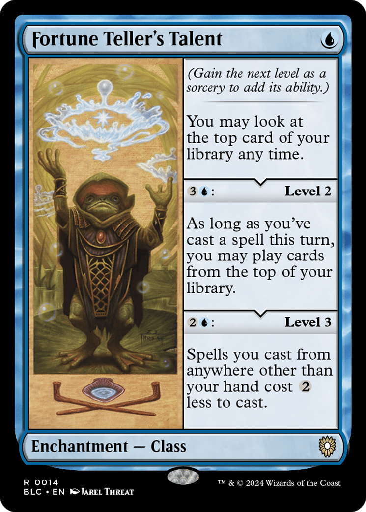 Fortune Teller's Talent (BLC-014) - Bloomburrow Commander - Premium MTG Single from Wizards of the Coast - Just $0.43! Shop now at Game Crave Tournament Store