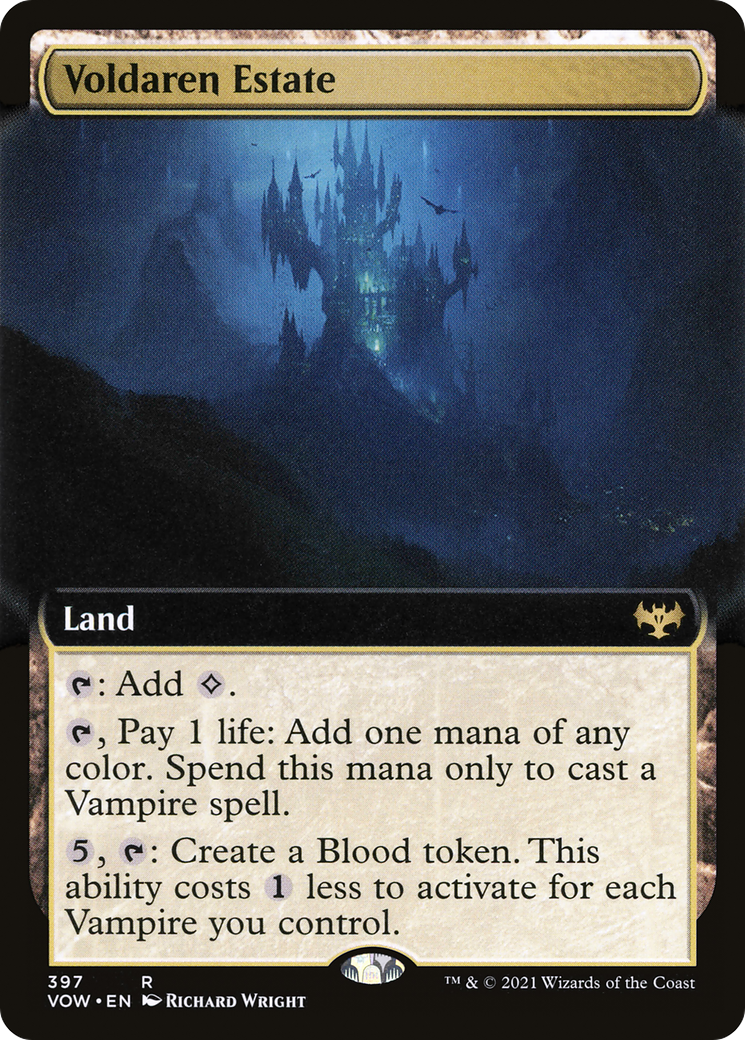 Voldaren Estate (VOW-397) - Innistrad: Crimson Vow: (Extended Art) Foil - Premium MTG Single from Wizards of the Coast - Just $0.29! Shop now at Game Crave Tournament Store