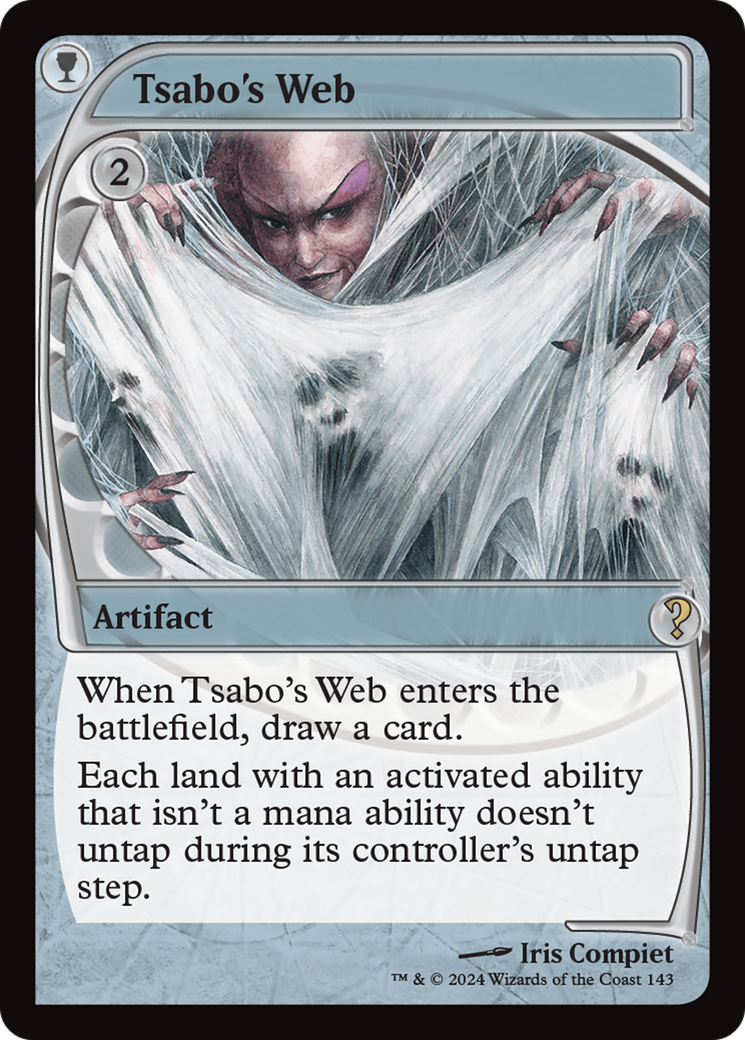 Tsabo's Web (MB2-143) - Mystery Booster 2 - Premium MTG Single from Wizards of the Coast - Just $1.04! Shop now at Game Crave Tournament Store
