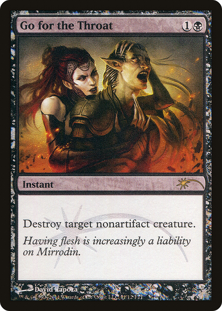 Go for the Throat (F11-011) - Friday Night Magic 2011 Foil