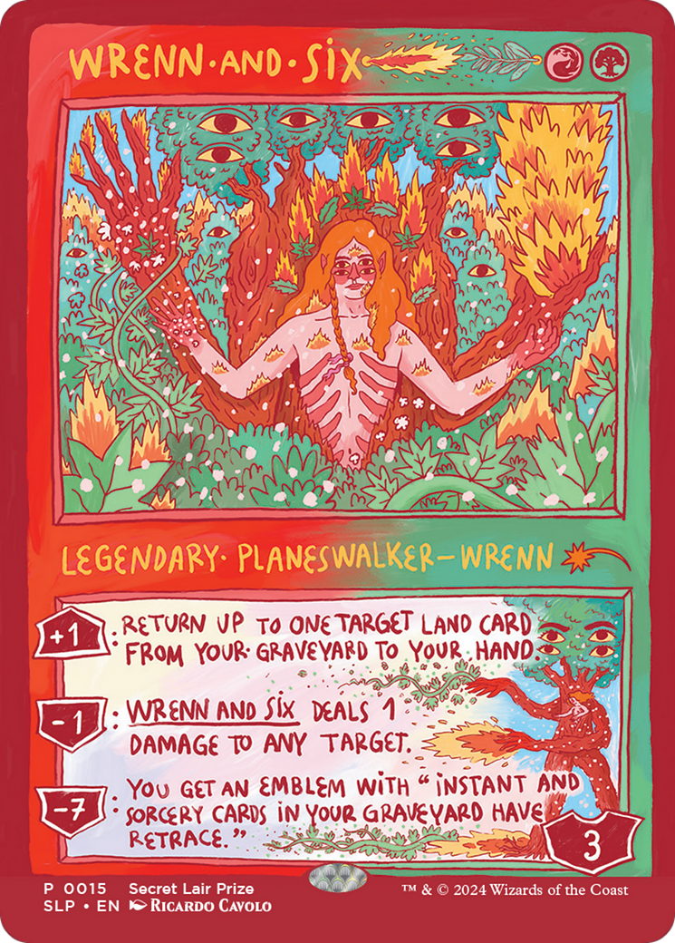 Wrenn and Six (SLP-015) - Secret Lair Showdown - Premium MTG Single from Wizards of the Coast - Just $40.58! Shop now at Game Crave Tournament Store