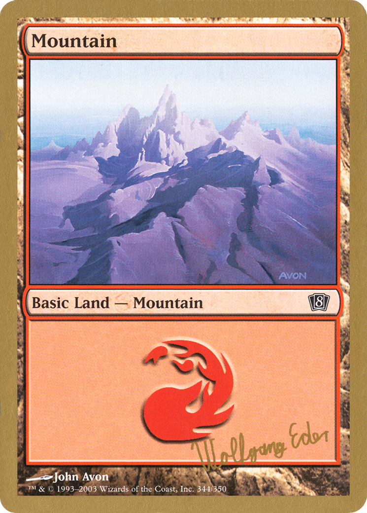 Mountain (WC03-WE344) - World Championship Decks 2003 - Premium MTG Single from Wizards of the Coast - Just $0.99! Shop now at Game Crave Tournament Store