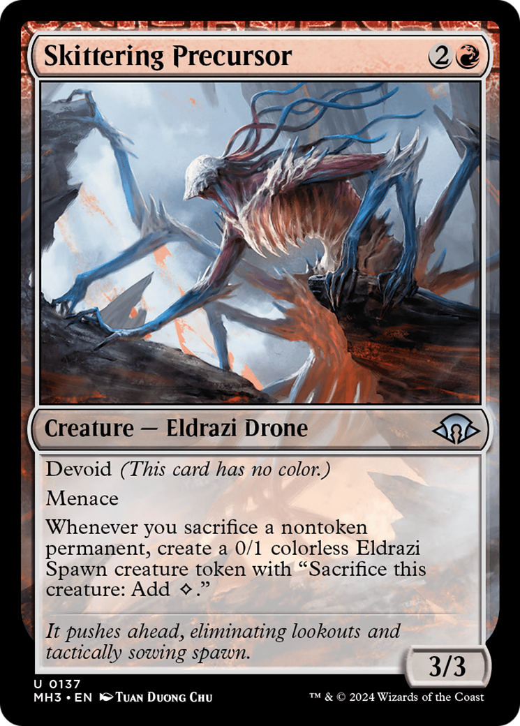 Skittering Precursor (MH3-137) - Modern Horizons 3 - Premium MTG Single from Wizards of the Coast - Just $0.25! Shop now at Game Crave Tournament Store