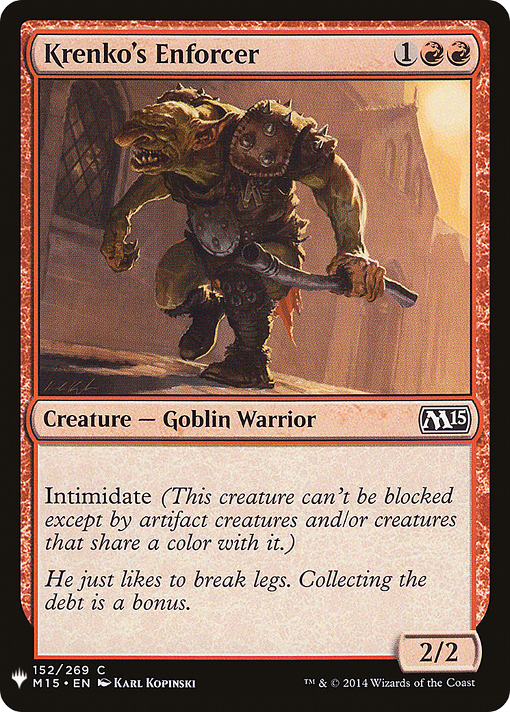 Krenko's Enforcer (MB1-998) - Mystery Booster