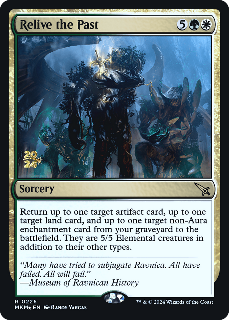 Relive the Past (PMKM-226S) - Murders at Karlov Manor Promos Foil - Premium MTG Single from Wizards of the Coast - Just $0.33! Shop now at Game Crave Tournament Store