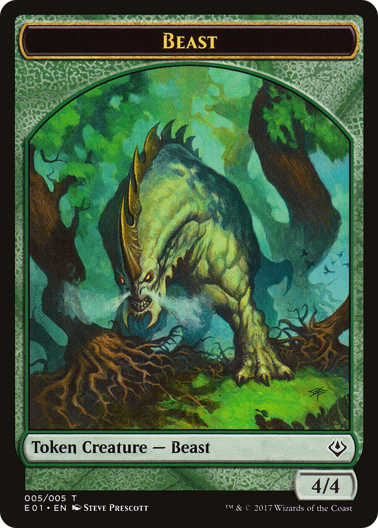 Beast (TE01-005) - Archenemy: Nicol Bolas Tokens