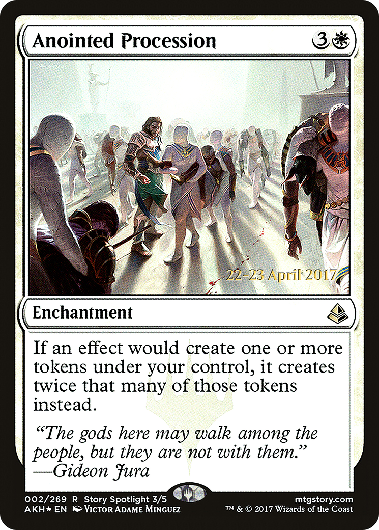 Anointed Procession (PAKH-02S) - Amonkhet Promos Foil