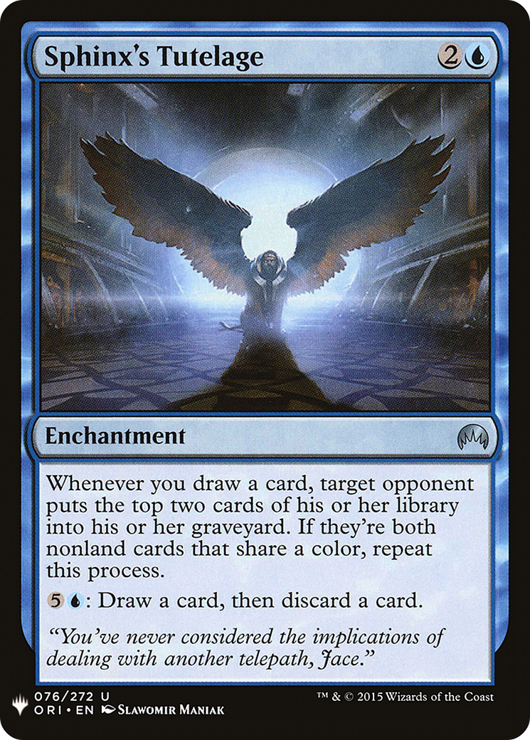 Sphinx's Tutelage (MB1-502) - Mystery Booster