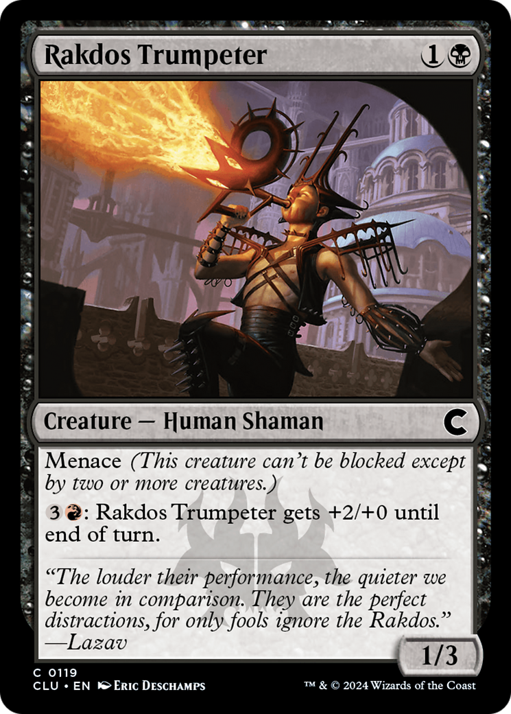 Rakdos Trumpeter (CLU-119) - Ravnica: Clue Edition - Premium MTG Single from Wizards of the Coast - Just $0.25! Shop now at Game Crave Tournament Store