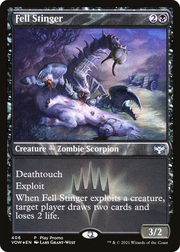 Fell Stinger (VOW-406) - Innistrad: Crimson Vow Foil - Premium MTG Single from Wizards of the Coast - Just $0.08! Shop now at Game Crave Tournament Store