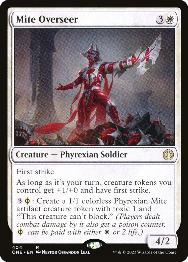 Mite Overseer (ONE-404) - Phyrexia: All Will Be One - Premium MTG Single from Wizards of the Coast - Just $0.25! Shop now at Game Crave Tournament Store
